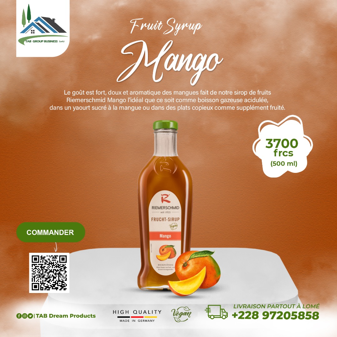 Fruit Syrup Mango