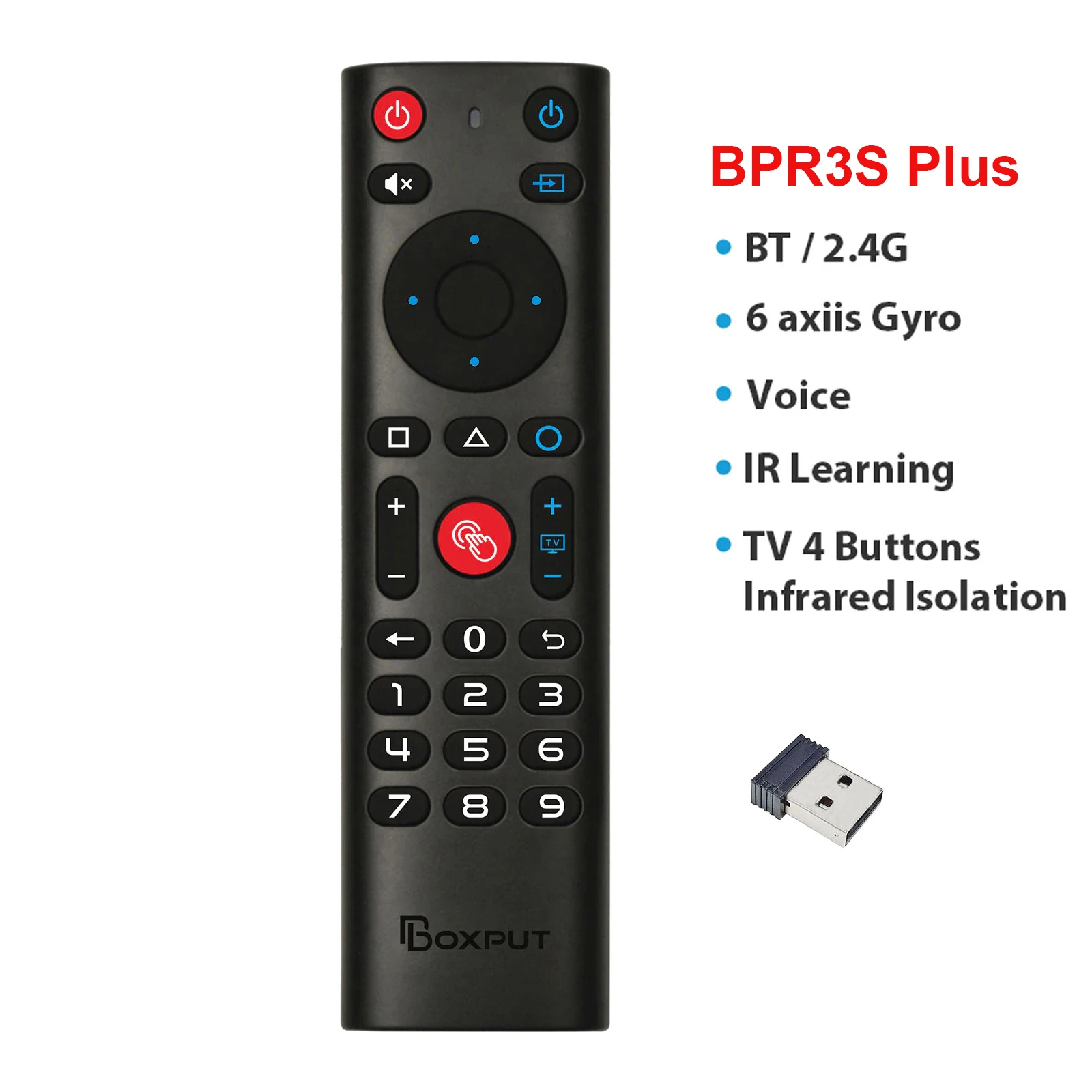 Télécommande BPR3S / BPR3S Plus Air Mouse