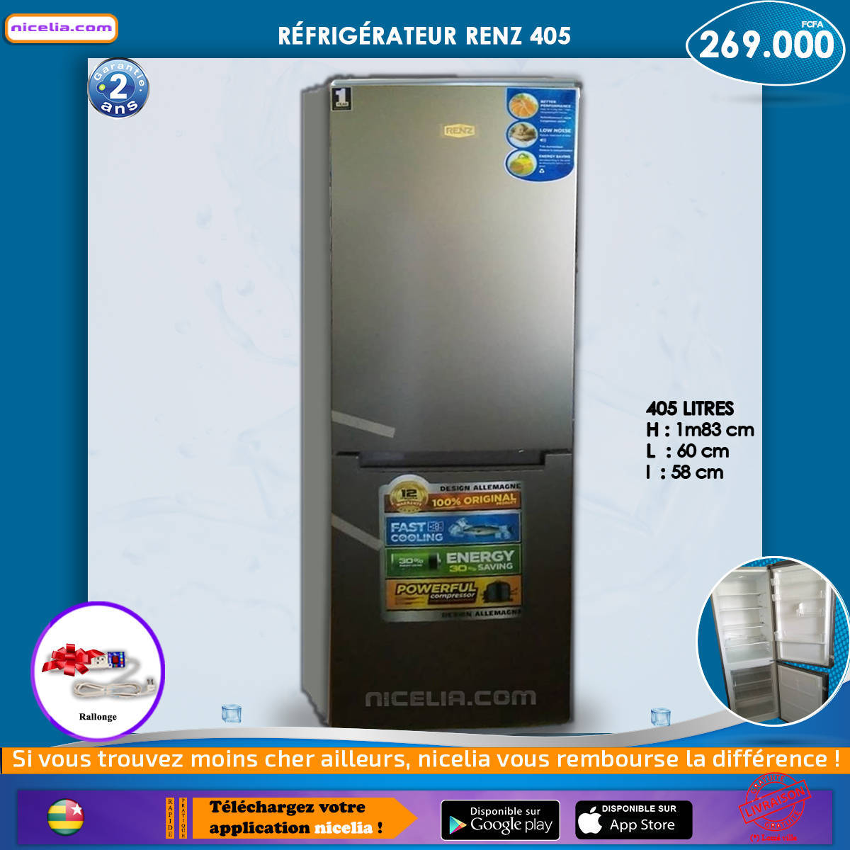 Réfrigérateur Renz 405